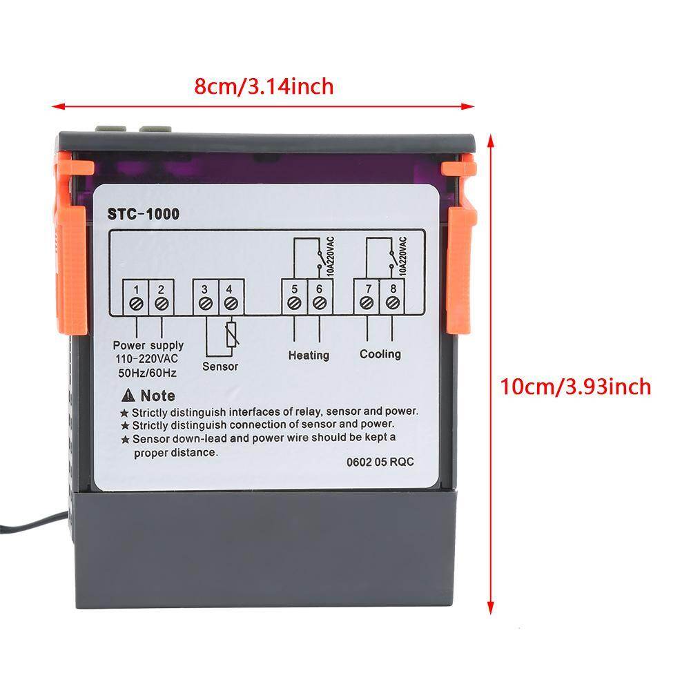 Digital Temperature Controller Temp Sensor Electric Thermostat Control 110-220V