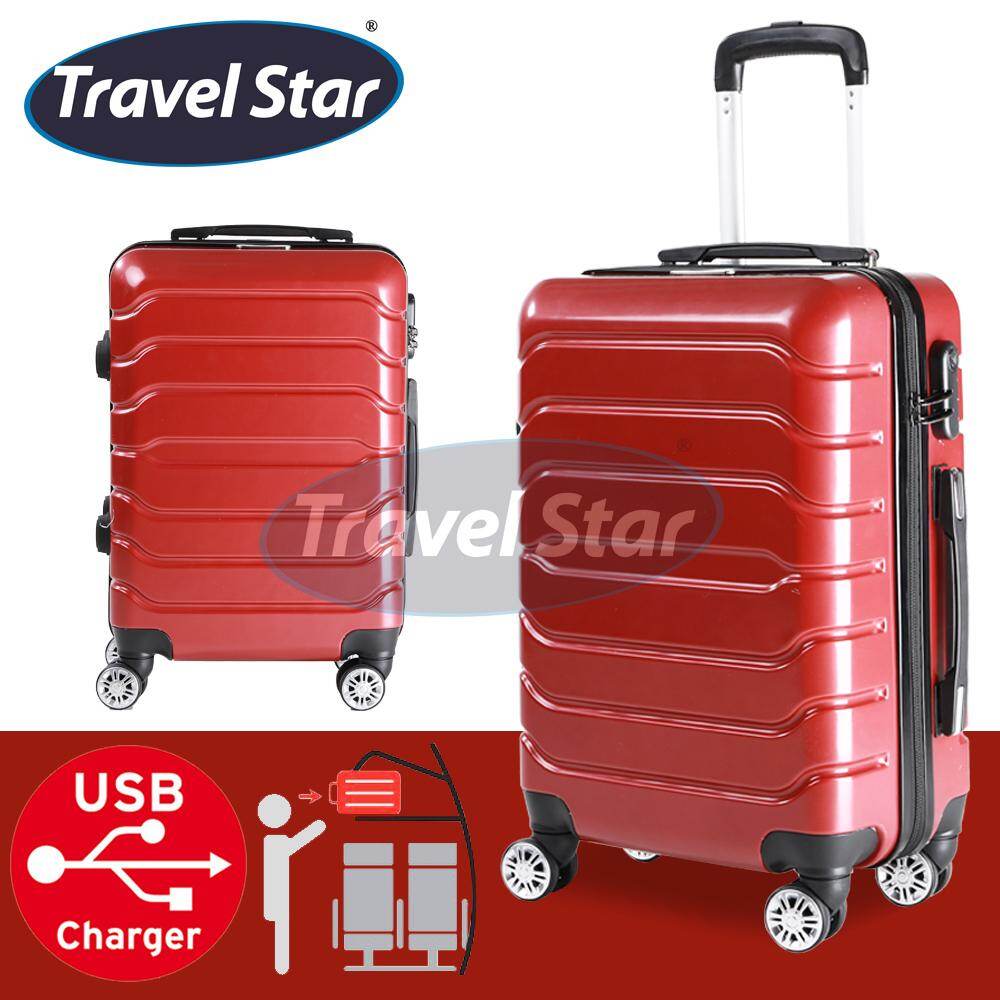 Hard Case Cabin Size Luggage Bagasi 