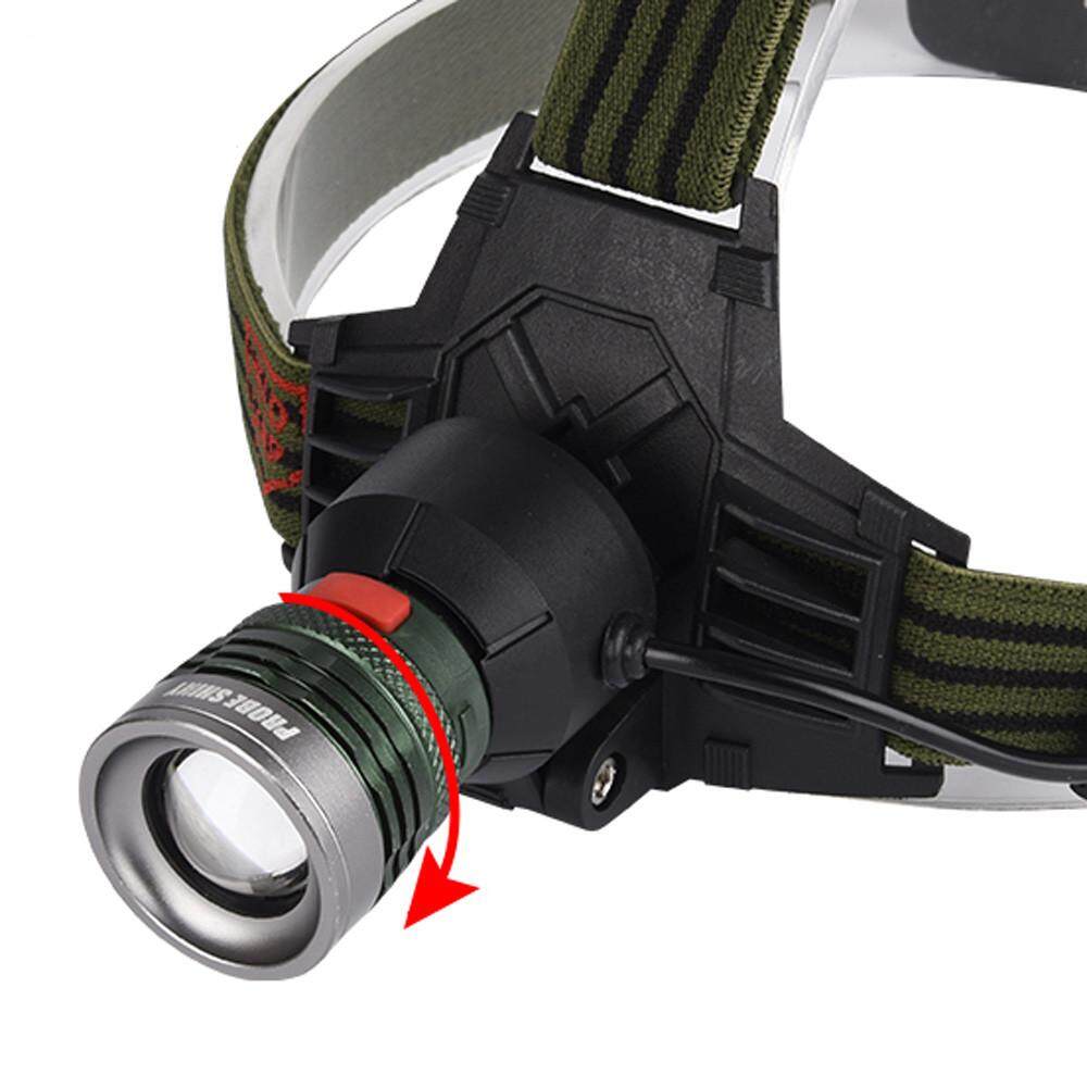 XM-L T6 Headlamp Headlight Head Light LED Rechargeable USB+Battery