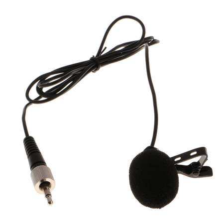 Miracle Shining 3.5MM Lavalier Lapel Tie Clip Microphone Mic for Sennheiser Black