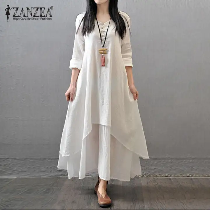 lazada white dress
