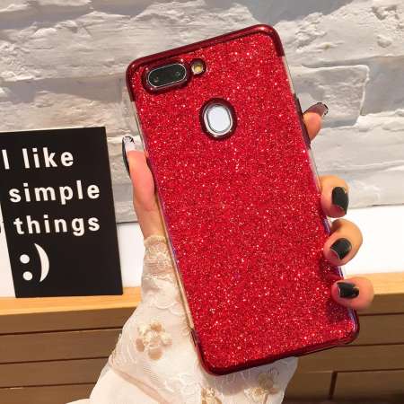 เงาวับบลิงหรูหรานุ่มฝาครอบหลังพีทียูซิลิคอนชุบกันกระแทกเคสโทรศัพท์สำหรับ OPPO A71 เงาวับบลิงหรูหรานุ่มฝาครอบหลังพีทียูซิลิคอนชุบกันกระแทกเคสโทรศัพท์สำหรับ OPPO A71