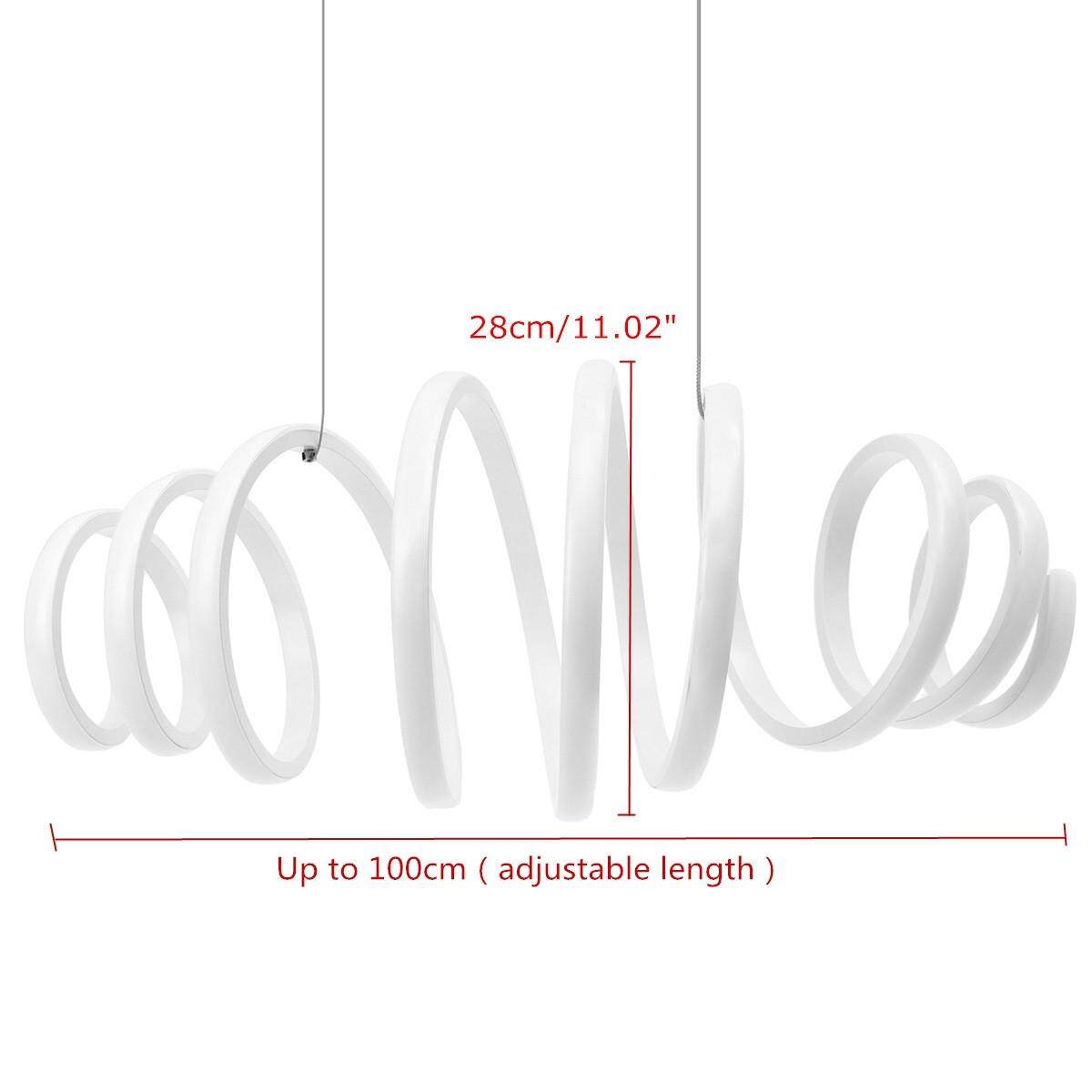 Phong Cách hiện đại 100 cm/LM LED Đèn Chùm Ánh Sáng Mặt Dây Chuyền Ốp Trần Đèn Chiếu Sáng