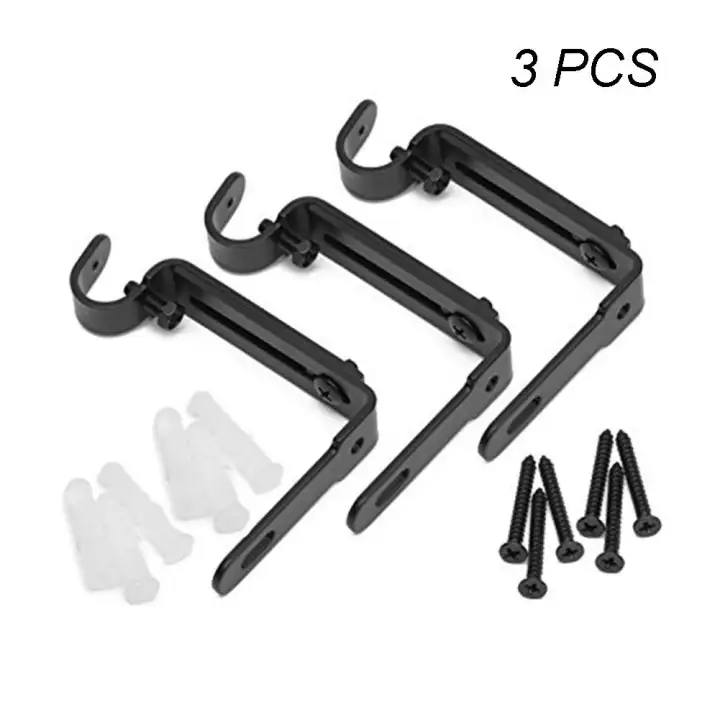 Brackets Curtain Rod Holder Adjustable Durable Furniture Fittings