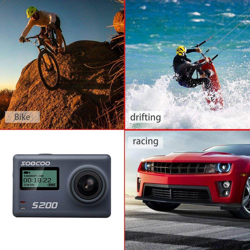 SOOCOO S200 Action Camera Voice Control Ultra HD 4K WiFi Touch LCD Screen - intl
