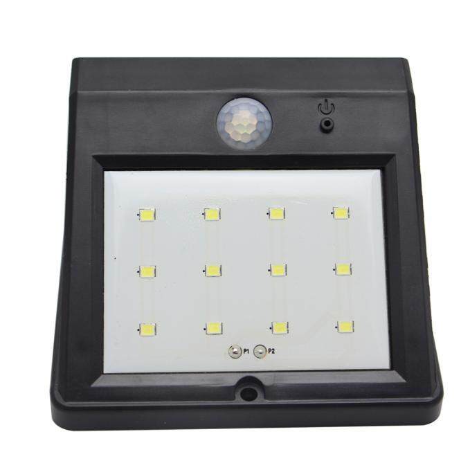 JY 12LED Năng lượng mặt trời CẢM BIẾN Chuyển Động Cảm Biến Đèn Ngoài Trời Chống Nước Đèn