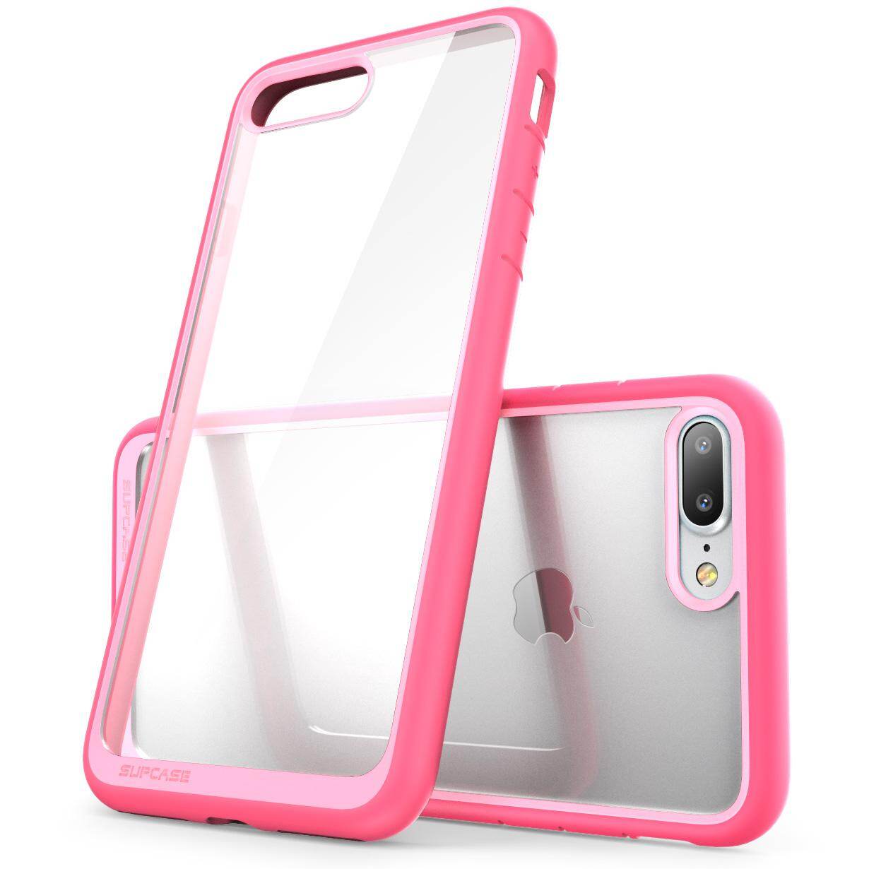 For iPhone 7 Plus/ 8 Plus Case SUPCASE TPU and PC Shockproof Protective Clear Case Transparent Back Cover