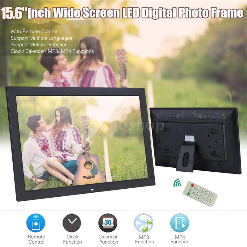 15.6 \"HD TFT-LCD Khung Ảnh Kỹ Thuật Số Đồng Hồ Báo Thức MP3 Phim + Điều Khiển từ xa