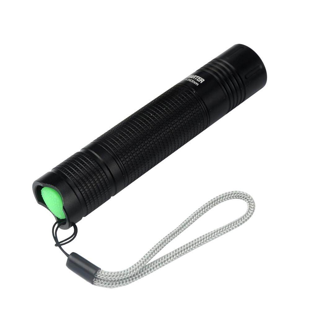 365nm LED Fluorescence Jade Amber Money Identification Flashlight Torch Gift Set