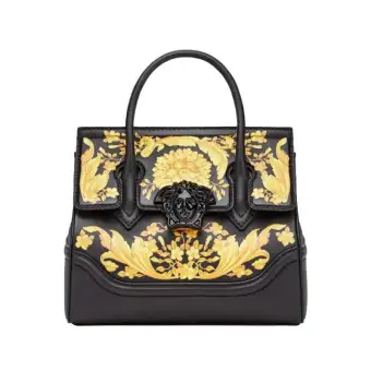 Versace Bag Las Handbag Real Leather Flip Print
