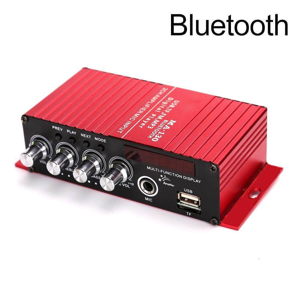 ราคา Kobwa Mini Amplifier Bluetooth Car HiFi Amp Super Bass with LED Indicator DC 12V 2A