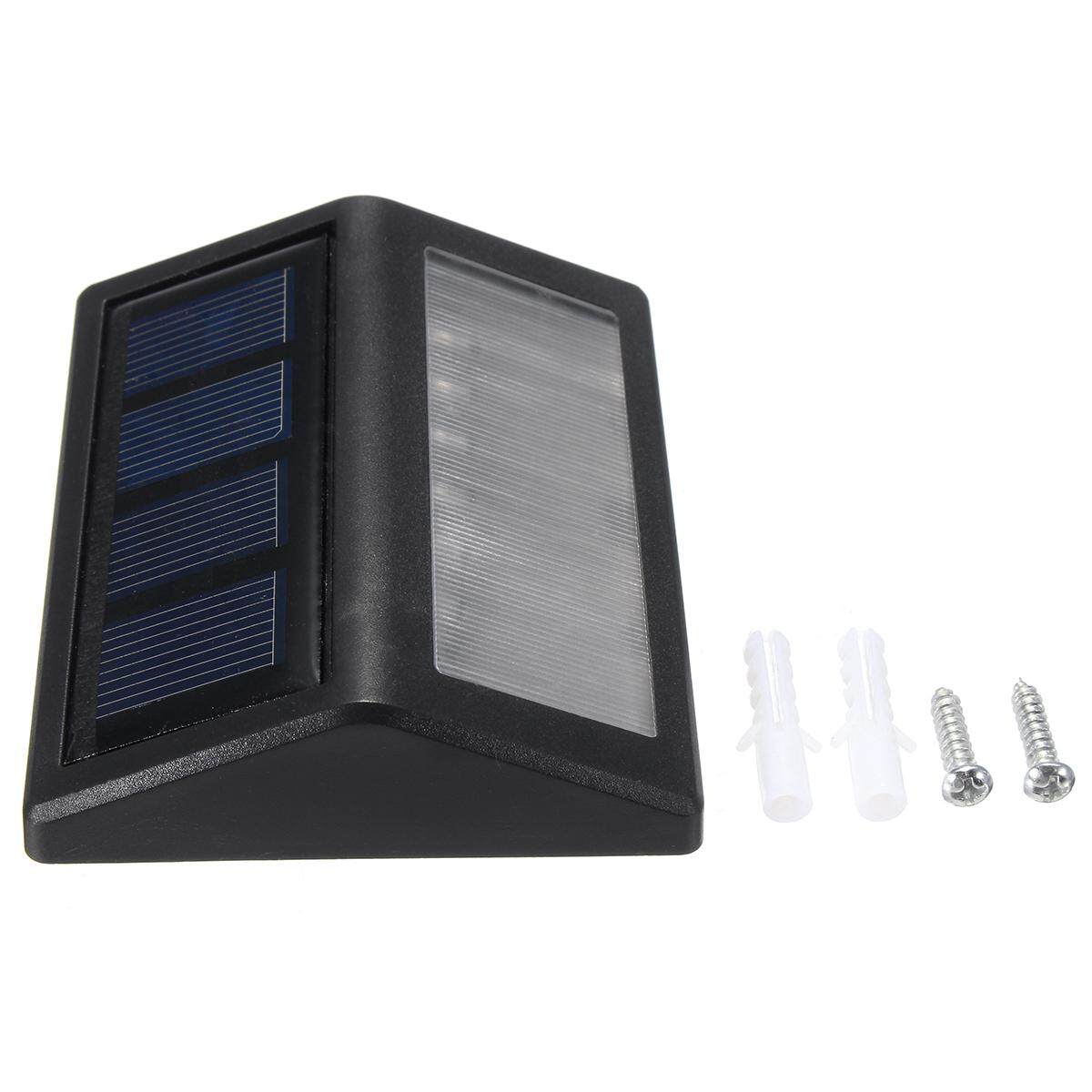 Waterproof 6 LED Solar Power Light Sensor Wall Light Indoor Garden Fence Lamp - intl