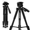 Andoer TTT-663N 57.5 นิ้วขาตั้งกล้องสามขาน้ำหนักเบาสำหรับถ่ายภาพวิดีโอสนับสนุน DSLR กล้องวิดีโอ SLR พร้อมกระเป๋าใส่โน๊ตบุ๊คแบบพกพาโทรศัพท์ Clamp MAX. โหลด 3 กิโลกรัม : image Andoer TTT-663N 57.5 นิ้วขาตั้งกล้องสามขาน้ำหนักเบาสำหรับถ่ายภาพวิดีโอสนับสนุน DSLR กล้องวิดีโอ SLR พร้อมกระเป๋าใส่โน๊ตบุ๊คแบบพกพาโทรศัพท์ Clamp MAX. โหลด 3 กิโลกรัม