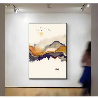 Oil Painting On Canvas Printings Modern Art Painting Abstract Landscape Wall Decor Picture For Living Room Unframed Lazada Ph