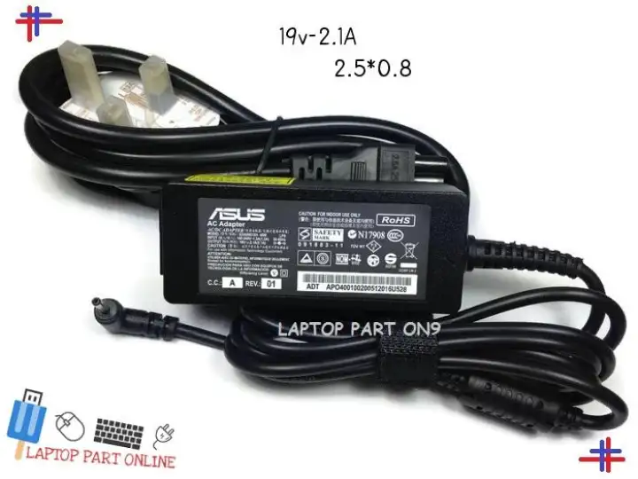 Free Power Cable Laptop Part Replacement Asus Eee Pc 1011px U1f 1215p X101h Power Adapter Charger Lazada