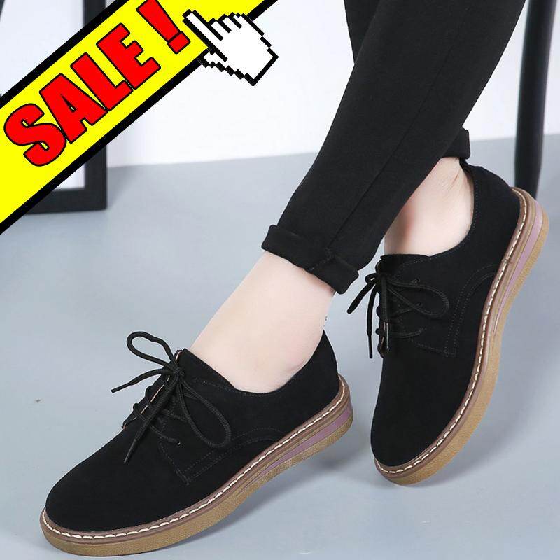 Fashion Women Shoes Flat Shoes For Women Oxfords Lace-Ups Shoes For Women Casual Shoes