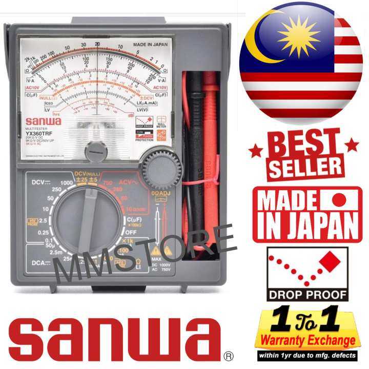 Sanwa YX360TRF Analog Multimeter AC/DC Voltmeter Lazada