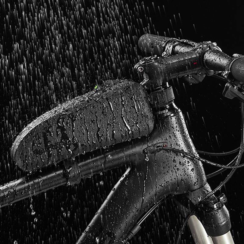 ROCKBROS Waterproof Bike Bag Cycling Large Capacity Black Top Tube Frame Bag