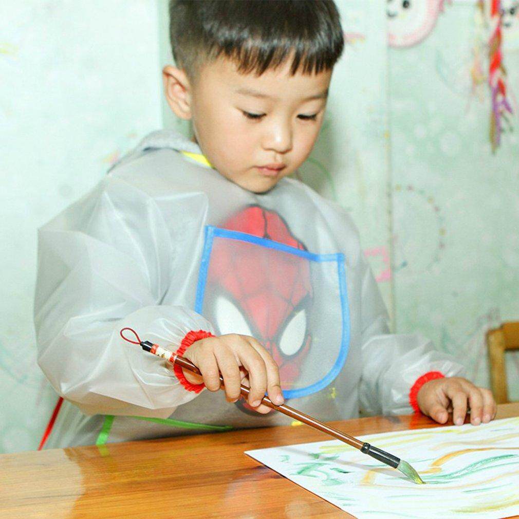 Bán Chạy nhất Trẻ Em Tranh Graffiti Chống Bám Bẩn Tạp Dề Chống Đeo Chống Nước Smocks