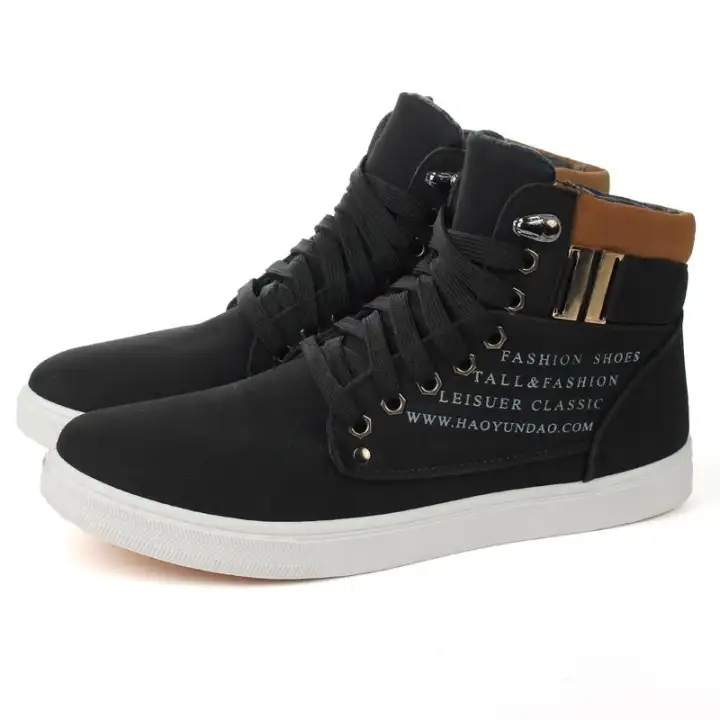 men's casual high top sneakers