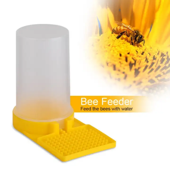 Plastic Bee Feeder Beehive Drinking Bowl Bee Keeping Equipment