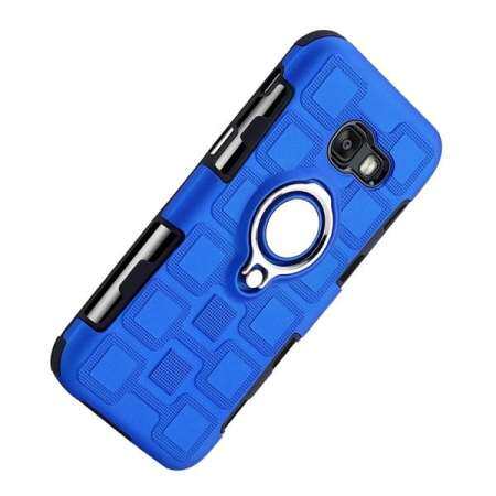 Hard เคสโทรศัพท์ที่มีผู้ถือแหวนนิ้วมือรถแม่เหล็กติดตั้งเคสมือถือกันกระแทกสำหรับซัมซุงกาแล็คซี่ A5 2017