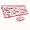 ขายร้อนง่าย ULTRA - Slim สีดำ USB Mini Wireless แป้นพิมพ์และเมาส์ Combo Kit