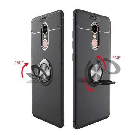 สำหรับ Xiaomi Redmi Note4X เคสโทรศัพท์ Funda กรณีผู้ถือแหวนแม่เหล็กซิลิคอนฝาหลังสำหรับ Xiaomi Redmi หมายเหตุ 4X Coque - INTL