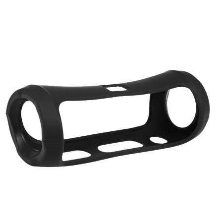 ซิลิโคนแบบพกพาสำหรับเจบีแอลฟลิบ 4 BT ลำโพงป้องกันกระเป๋าเดินทางซิลิกาเจลนุ่มกระเป๋าเก็บของเสียงสีดำ