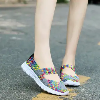 woven shoes ladies