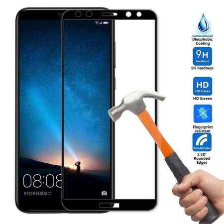 Suke กระจกเทมเปอร์ฟิล์มป้องกัน HD สำหรับ Huawei Nova 2i Anti - ลายนิ้วมือ Full Coverage - INTL
