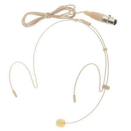 Miracle Shining Professional Ear Hook Wired Headset / Headworn Microphone Skin Color 4Pin