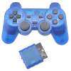 Wireless Controller Joypad for PS2 Game Console-BLUE