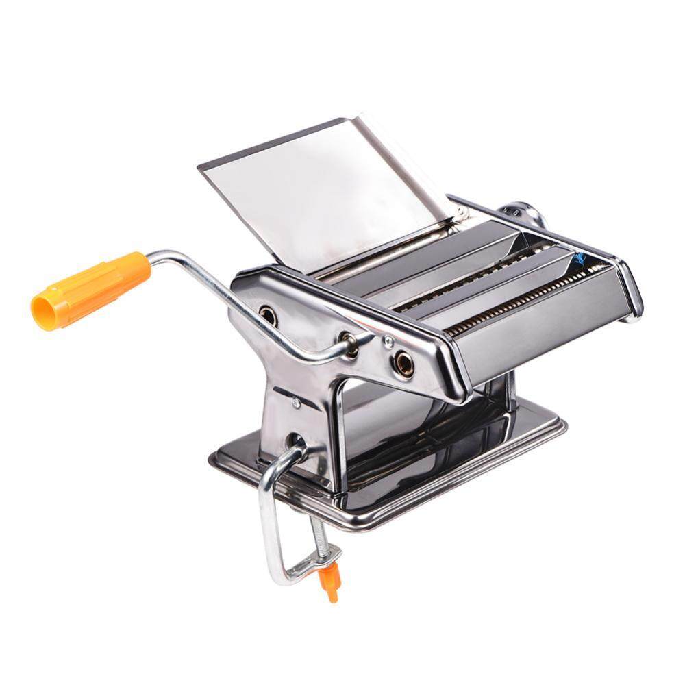 Stainless Steel Household Pasta Making Machine Manual Noodle Maker Spaghetti Hand Cutter - intl