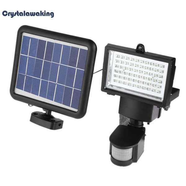 Household 60 LED Solar Motion Sensor Waterproof Outdoor Light Garden Security Lamp