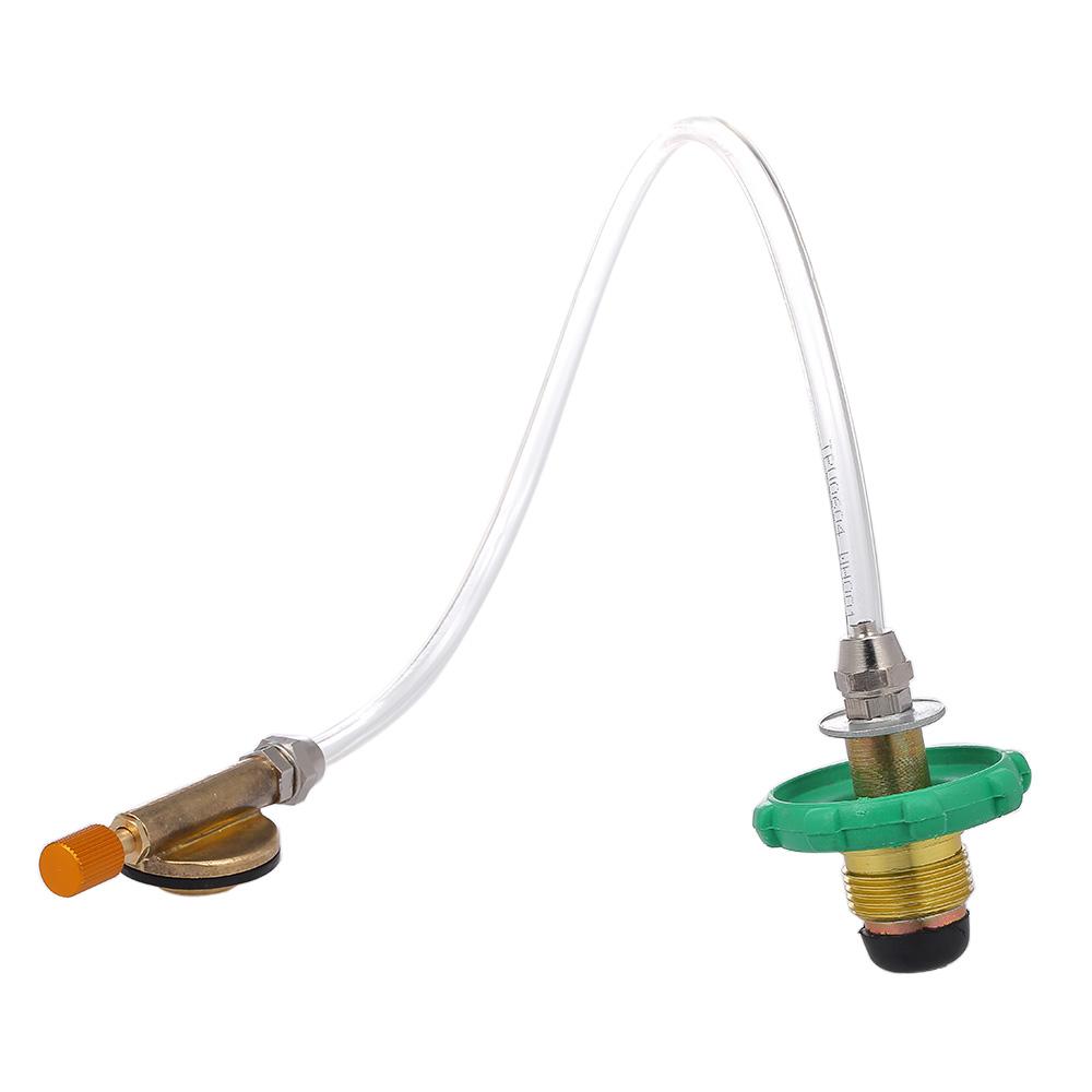 TOMSHOO Bếp Cắm Trại Bộ Chuyển Đổi Nạp Propane Khớp Nối Bình Xi Lanh Phẳng Bộ Chuyển Đổi Bình