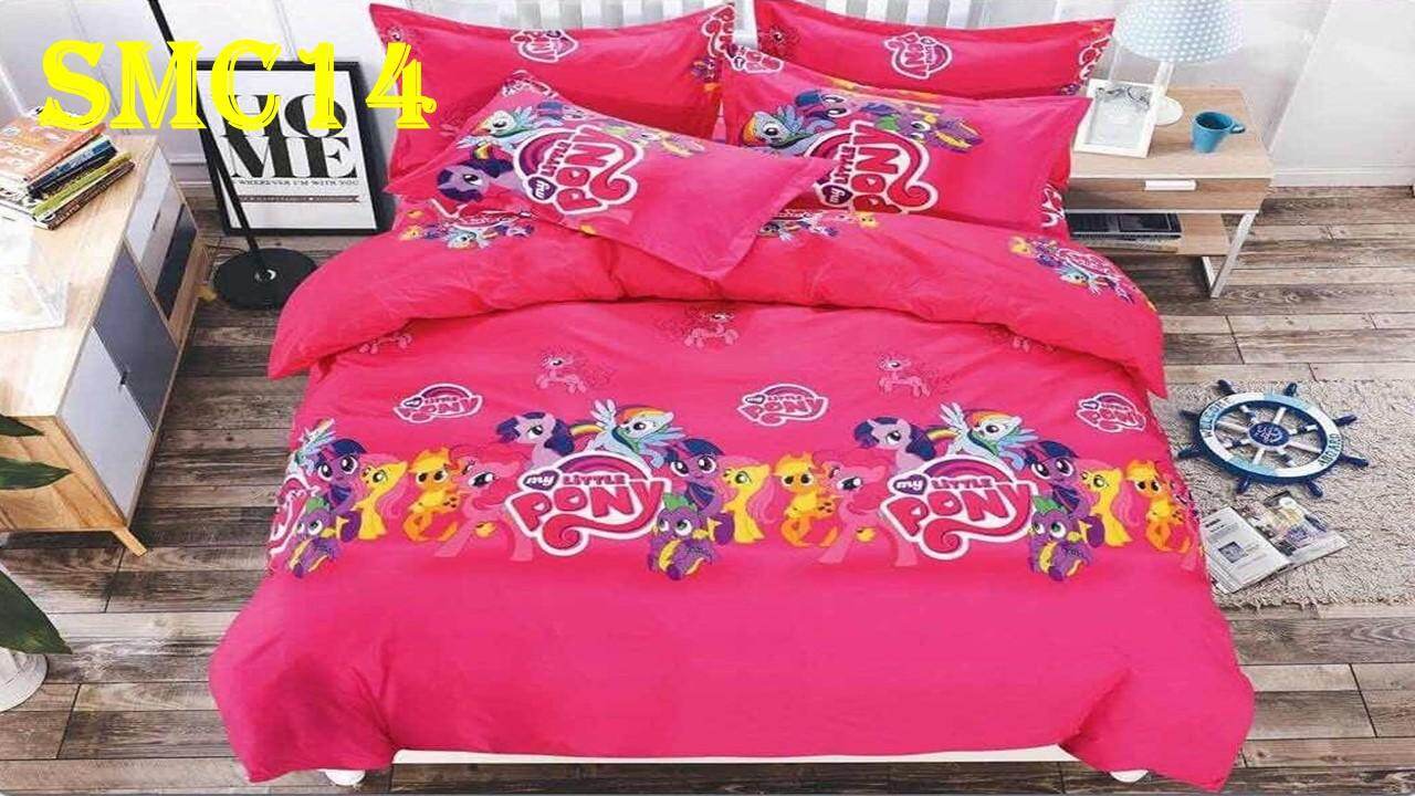 2 IN 1 Cartoon Single Size Fitted Bedsheet SMC Cadar Kartun BUY NOW FREE 1 MYSTER GIFT