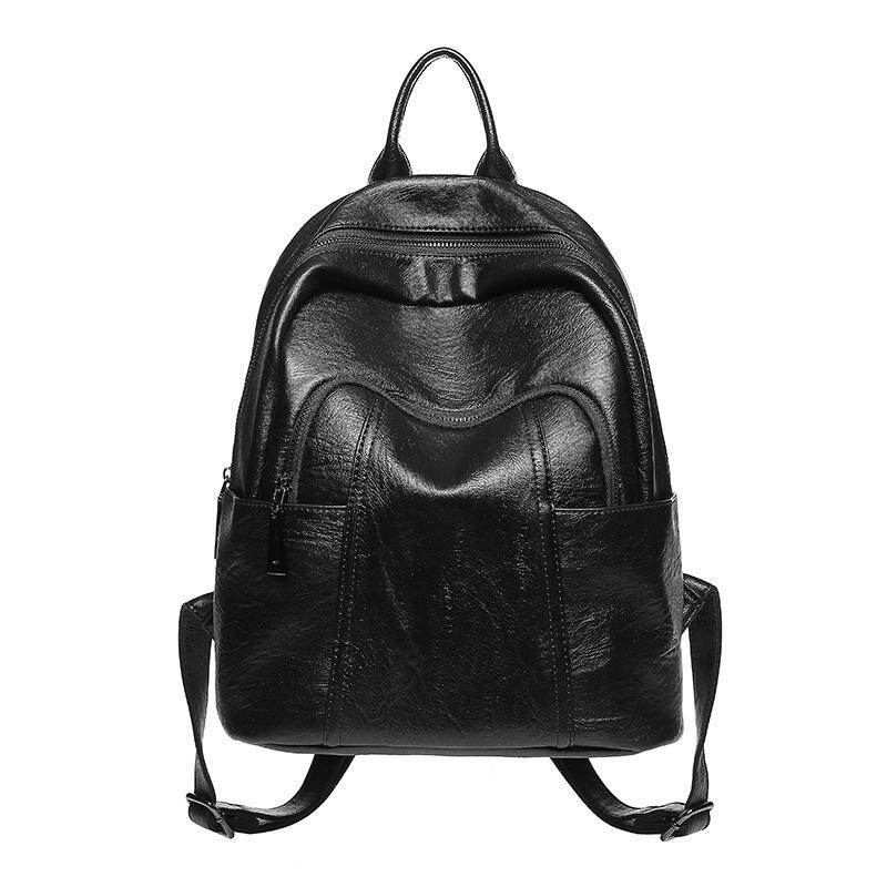 Royal Bagger Ladies Backpack Leather Cowhide Backpacks Girl Korean Style Fashion Casual Lady Travelling Shoulder Bag For Women Girls