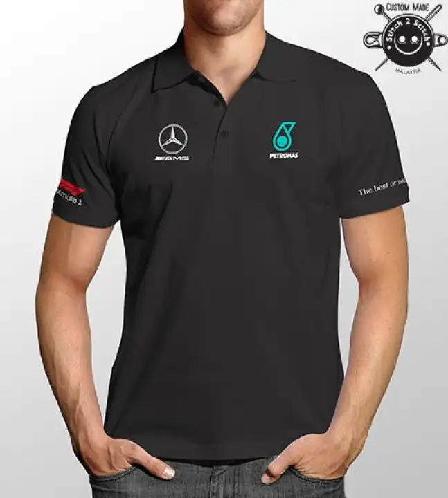 mercedes amg petronas polo shirt