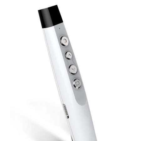 Vanker-JY210 แบตเตอรี่ PowerPoint Presenter PPT ตัวชี้ในการนำเสนองานปากการีโมทบลูธูท (สีขาว) ขายด่วนเช็คราคาได้ที่นี่