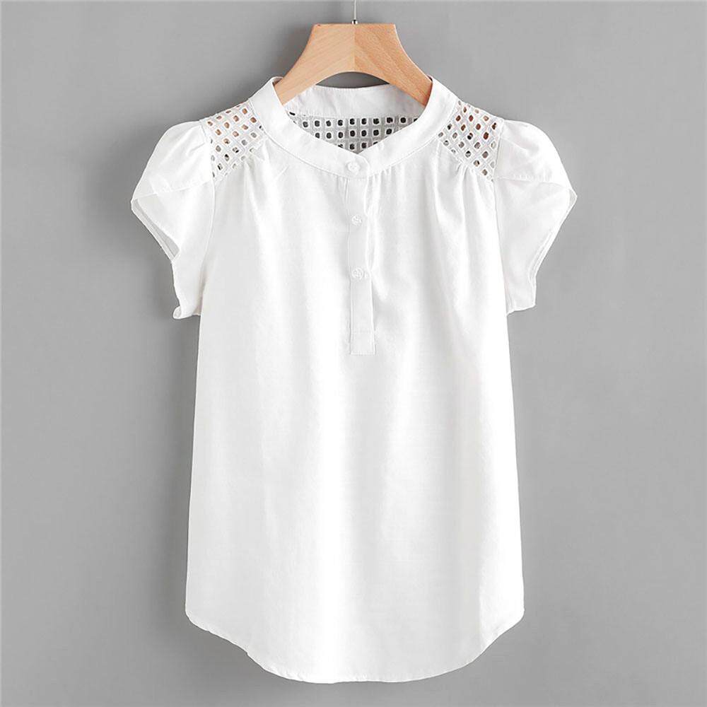 white casual blouse womens