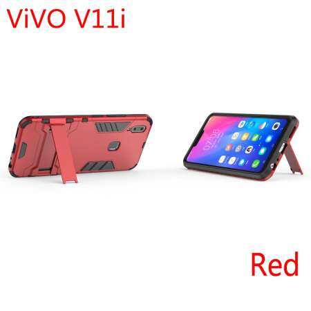 สำหรับ Vivo V11i กรณีซิลิโคนไฮบริด + TPU ฝาหลังเคสโทรศัพท์ Vivo V11i