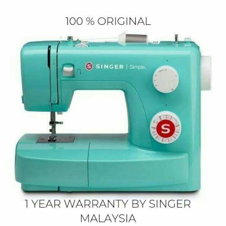 Singer 3223G Colored Portable Sewing Machine Lazada
