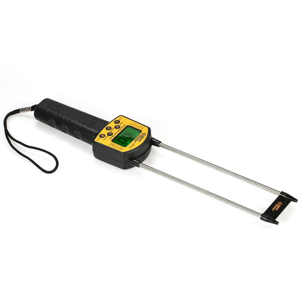 SMART SENSOR Handheld Moisture Meter LCD Digital Grain Moisture Meter Hygrometer with Measuring Probe for Corn Wheat Rice Bean