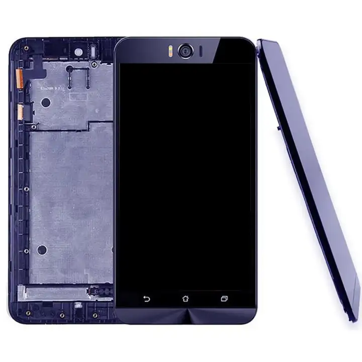 Lcd Screen And Digitizer Full Assembly With Frame For Asus Zenfone Selfie Zd551kl Z00ud Black Lazada Singapore