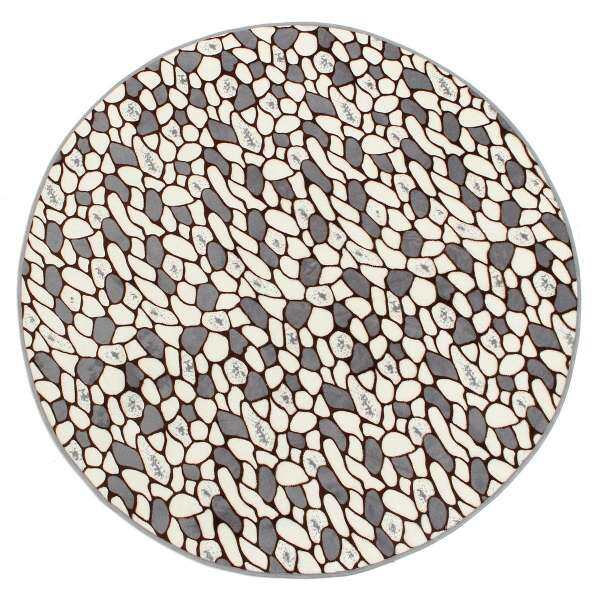 Bathroom Bedroom Square Floor Shower Mat Grey Stone - intl