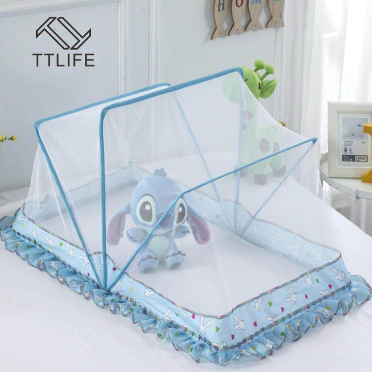 Ttlife Portable Folding Baby Mosquito Nets Rabbit Pattern Infant Bed Breathable Mosquito Net