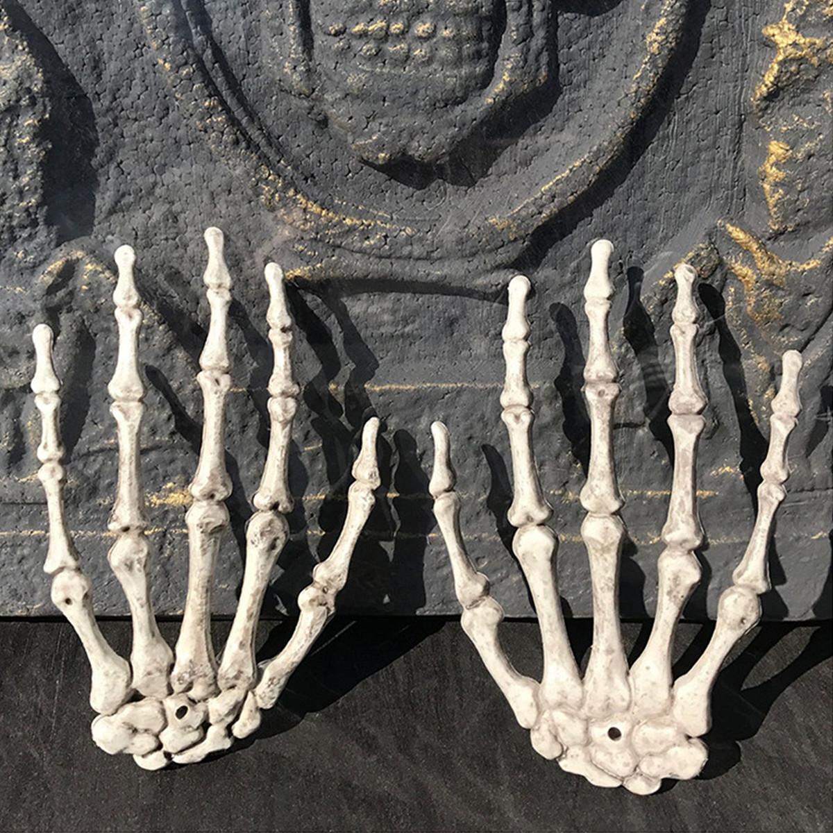 Miscevious Skeleton 【การจัดส่ง + ข้อเสนอฉับพลัน】2x Skeletonกรงเล็บกะโหลกมือกระดูก ...