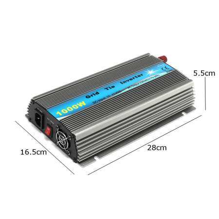 1000W Grid Tie Inverter 230V MPPT Pure Sine Wave Inverter 50Hz/60Hz ประหยัดค่าไฟ 400-700 ต่อเดือน รับประกันศูนย์ไทย