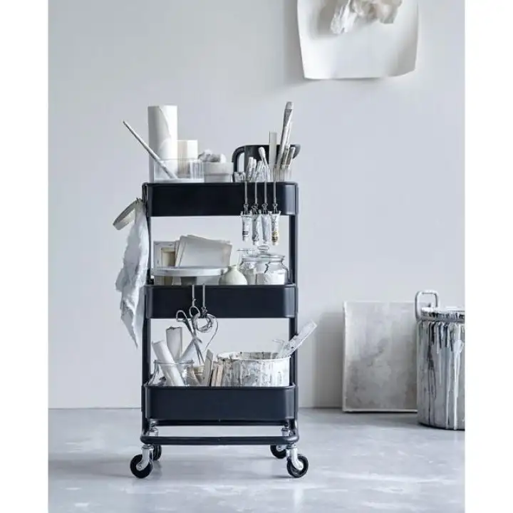 Ikea Raskog Multi Tiered Kitchen Storage Trolley Serving Cart Lazada